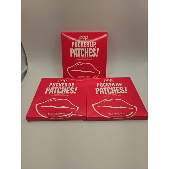 Lot 3 POP Beauty Pucker Up Patches Hydrating Lip Masks 15 Pieces Total NEW - Picture 1 of 3